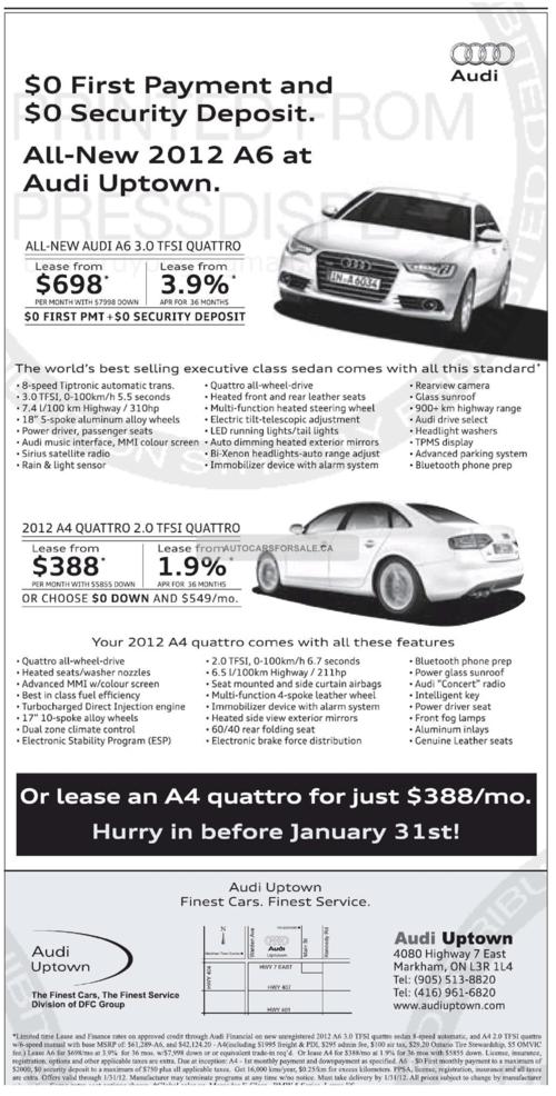 Audi A4 3.0 TFSI quattro AT
