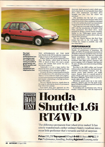Honda Shuttle 1.6