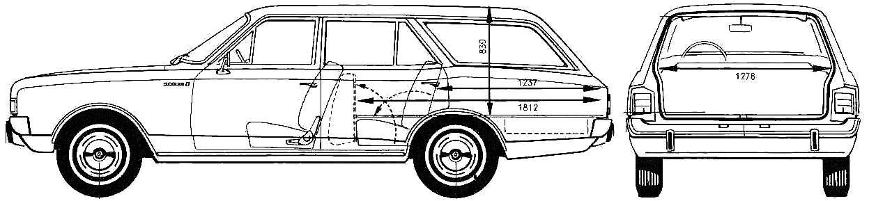 Opel Rekord C Caravan