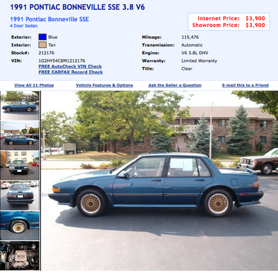 Pontiac Bonneville 3.8 i V6 SSE
