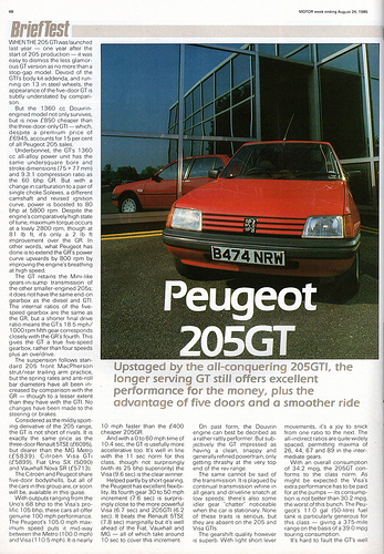 tuning Peugeot 205 1.4 SR