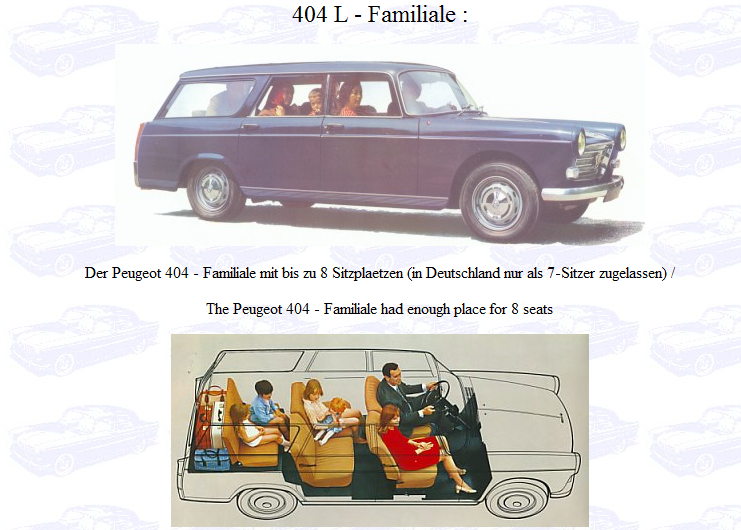 Peugeot 404 Familiale