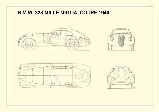 BMW 328 Mille Miglia Coupe