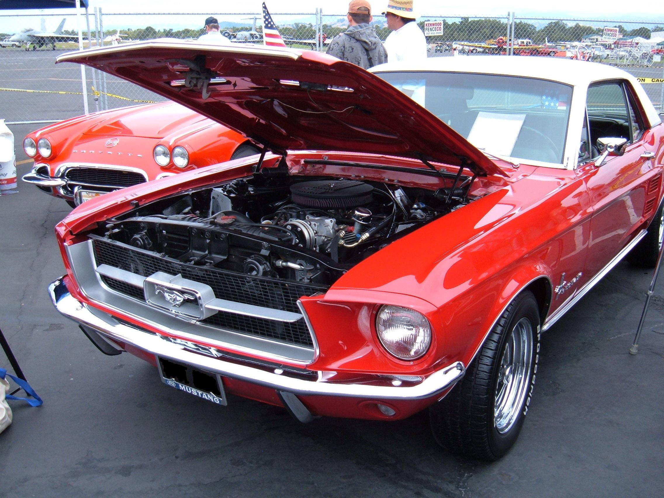 Мустанг моторы. Форд Мустанг 1967. Ford Mustang 1967 engine. Ford Mustang 1967 красный. Двигатель Ford Mustang 1967.