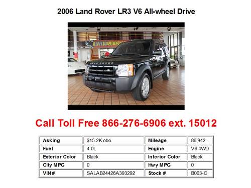 Land Rover LR3 V6
