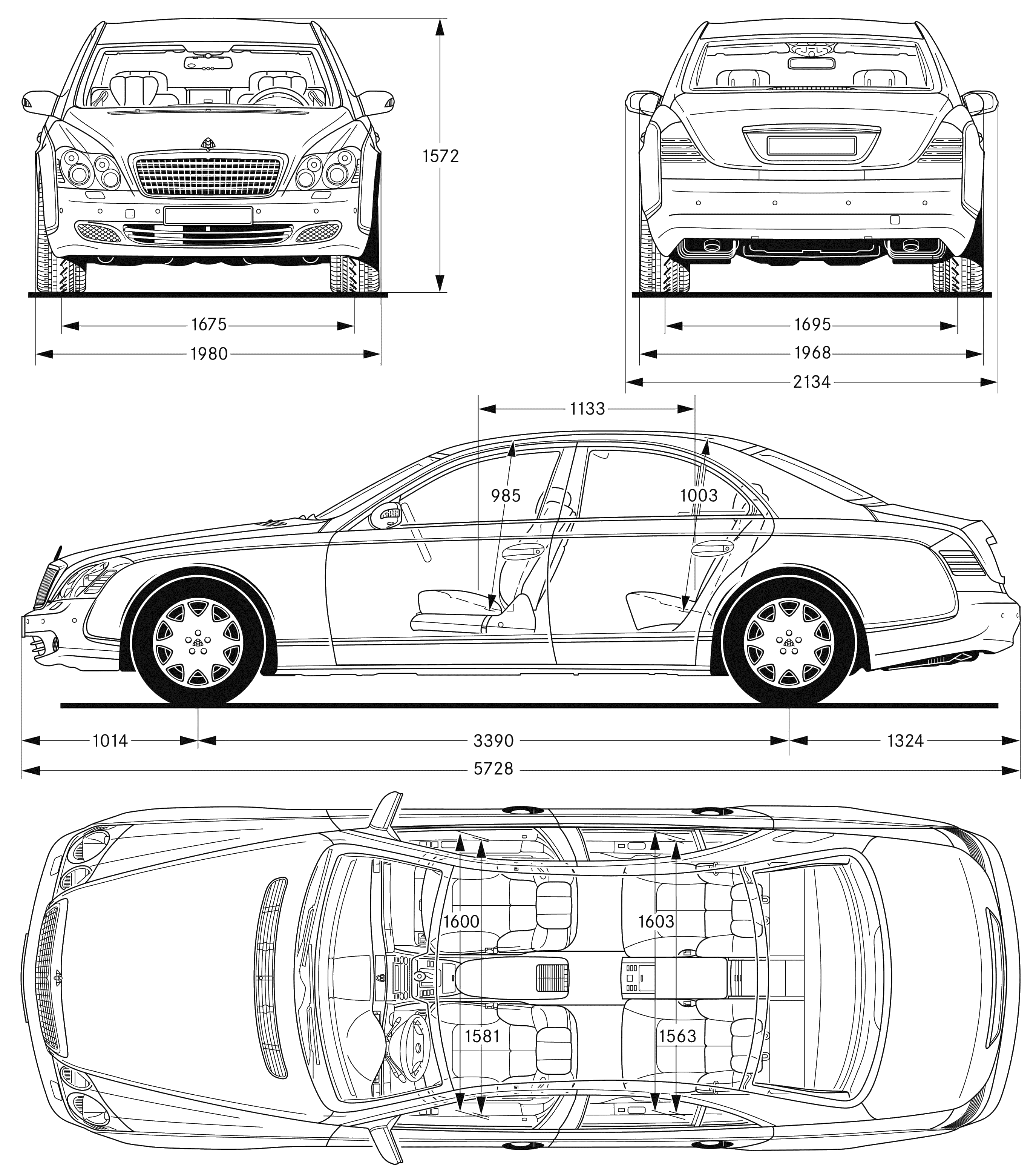 Maybach 57 Sedan