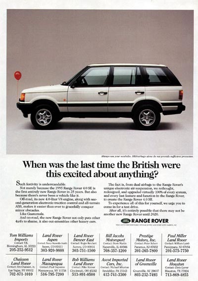 Rover Range Rover 4.0