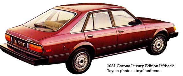 Toyota Corona Liftback