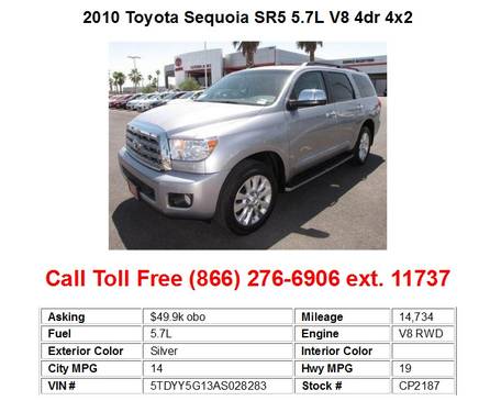 Toyota Sequoia SR5 5.7