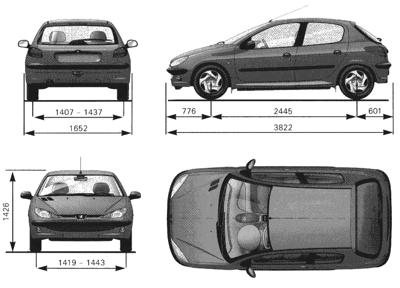 Peugeot 307 1.4 75hp MT