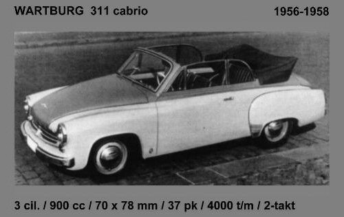 Wartburg 311 Cabriolet